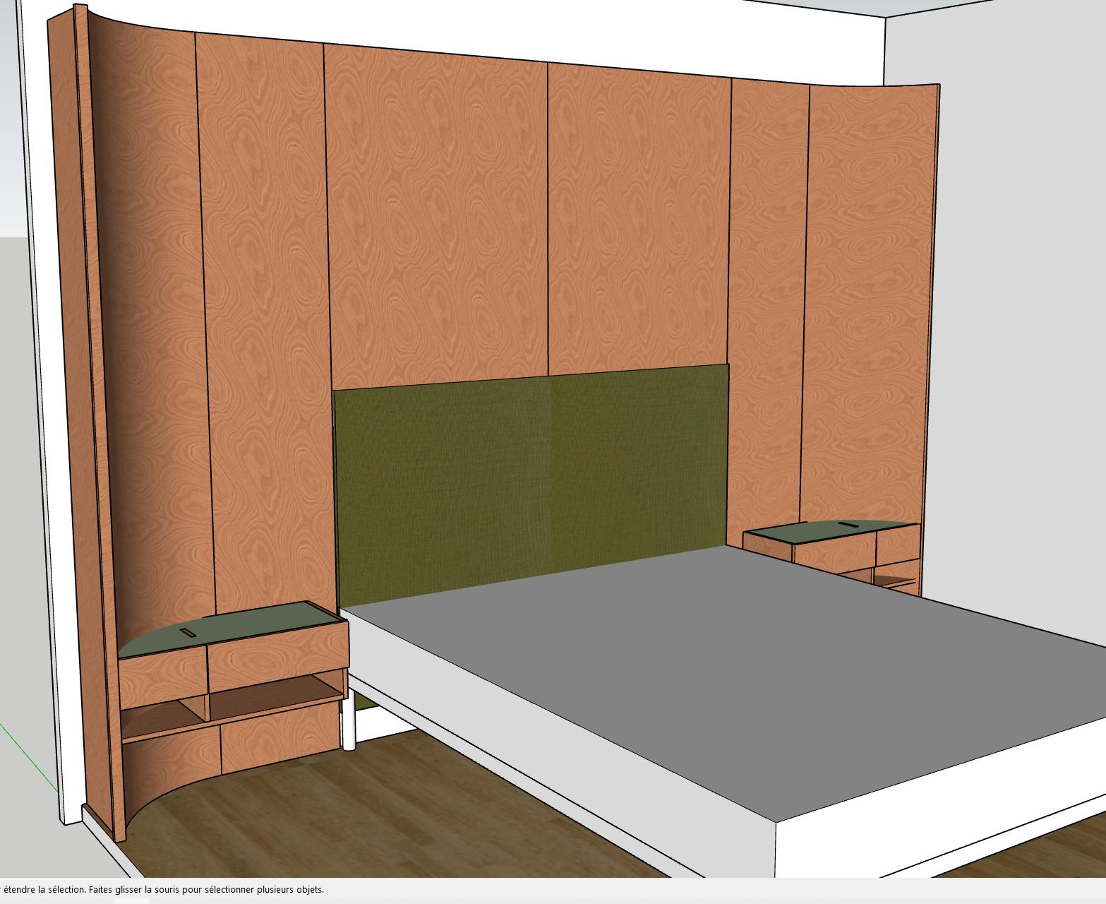 Plan 3D chambre