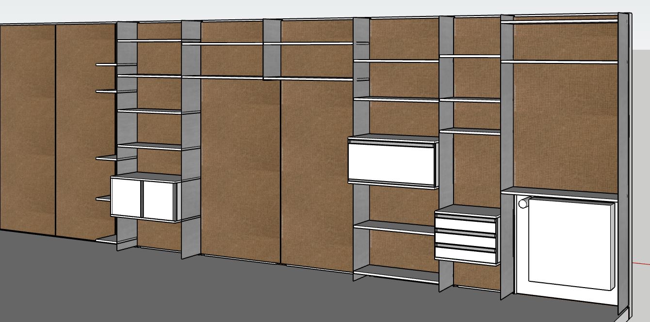 Plan 3D bibliothèque
